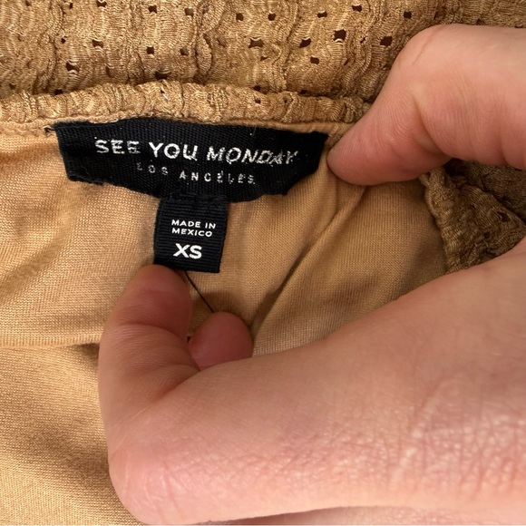 See You Monday Brown Halter Knit Midi Dress
| Backless | Lined | XS - Picture 5 of 9